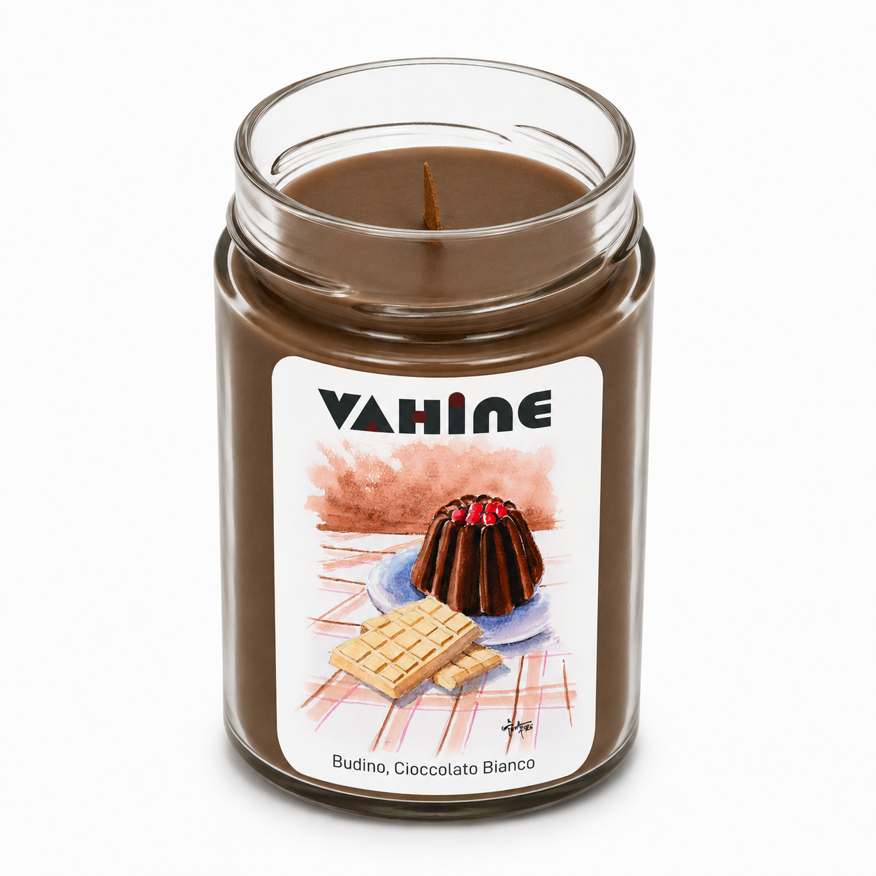 VAHINE Budino e Cioccolato bianco 275g - candela profumata