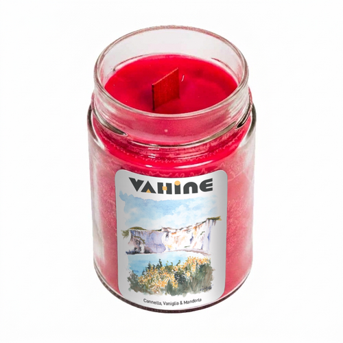 VAHINE Chiaia di Luna Cannella, Vaniglia e Mandorla 275g - candela profumata