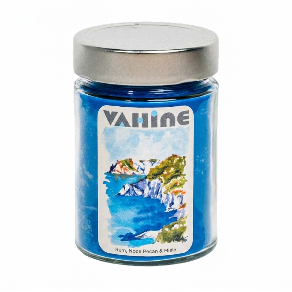 VAHINE La Caletta Le Forna Rum, Noce Pecan & Miele 275g - candela profumata