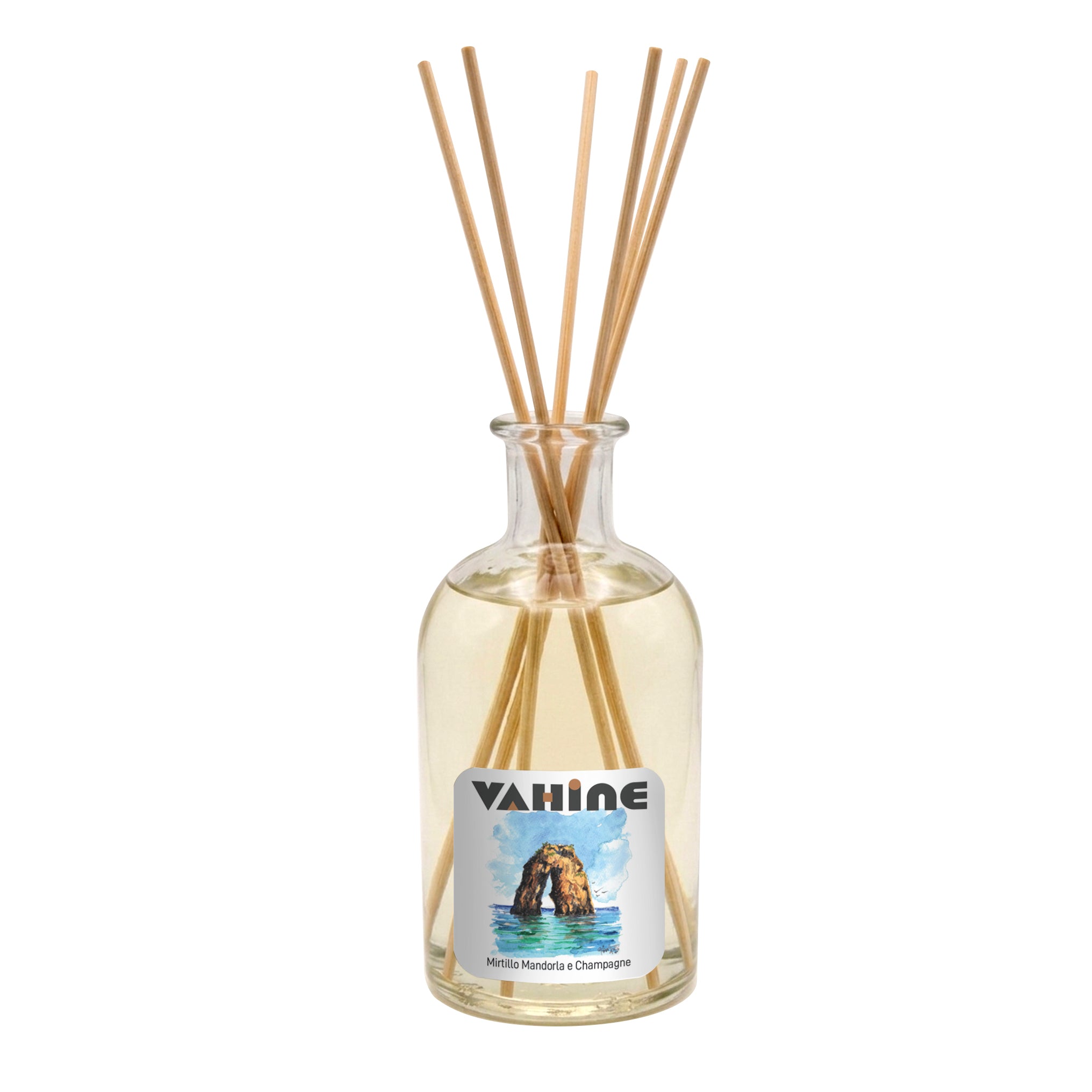 VAHINE Arco Naturale  Mirtillo, Mandorla & Champagne - profumatore ambiente con bastoncini