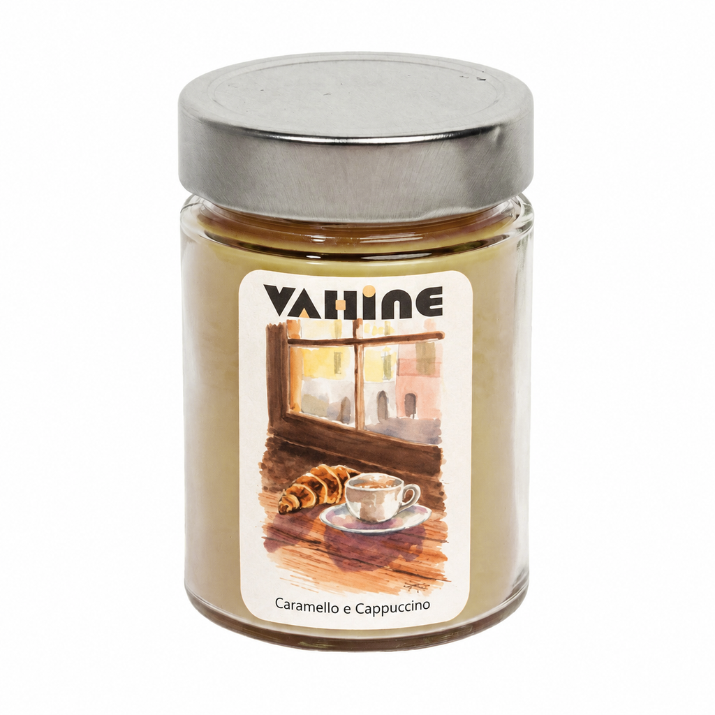 VAHINE Cornetto e Cappuccino 275g - candela profumata