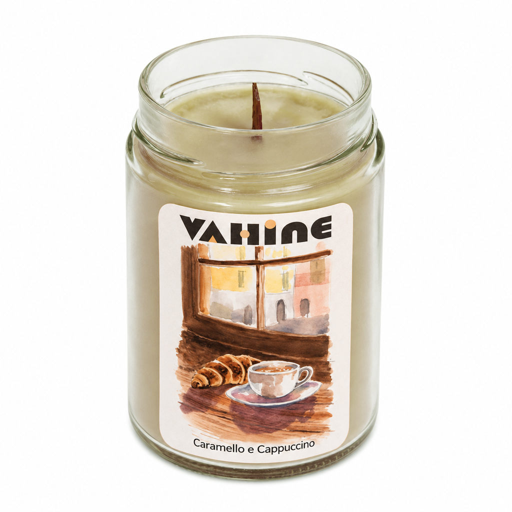 VAHINE Cornetto e Cappuccino 275g - candela profumata