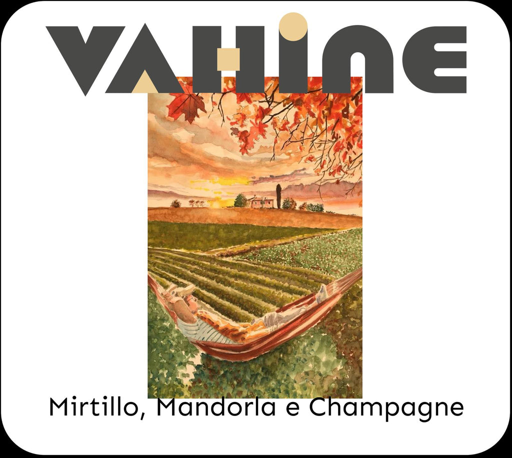 VAHINE "Filari al Tramonto Mirtillo, Mandorla & Champagne 250ml - profumatore ambiente con bastoncini