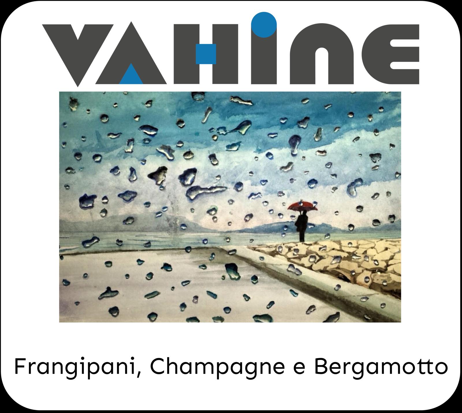 VAHINE Fiori e Bollicine Frangipani, Champagne & Bergamotto 250ml - profumatore ambiente con bastoncini