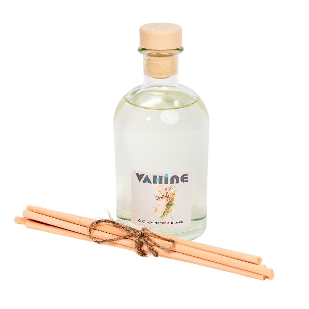 VAHINE Incenso Marino Oud, Sale Marino & Incenso 250ml - profumatore ambiente con bastoncini