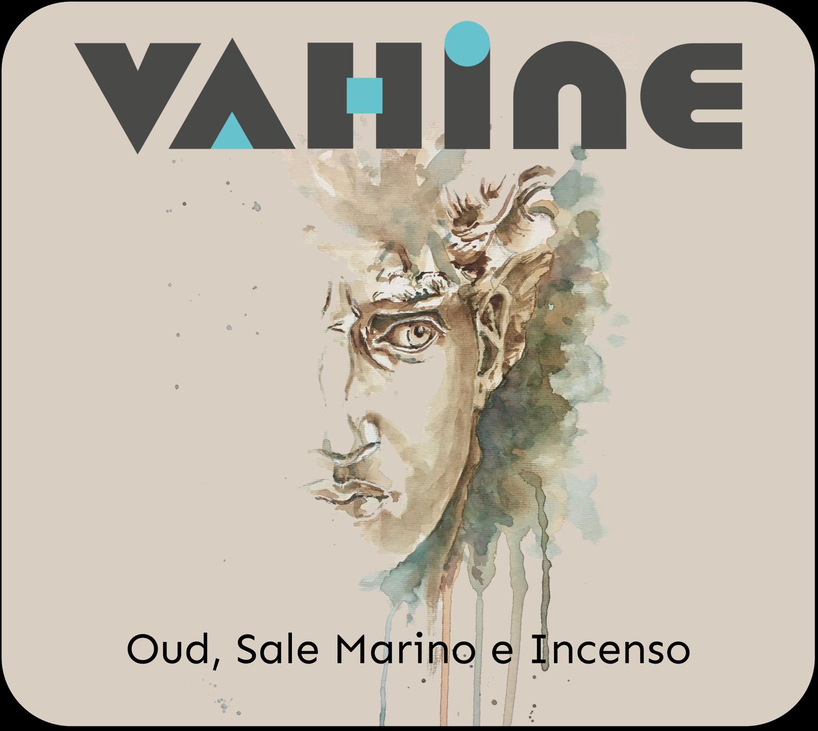 VAHINE Incenso Marino Oud, Sale Marino & Incenso 250ml - profumatore ambiente con bastoncini