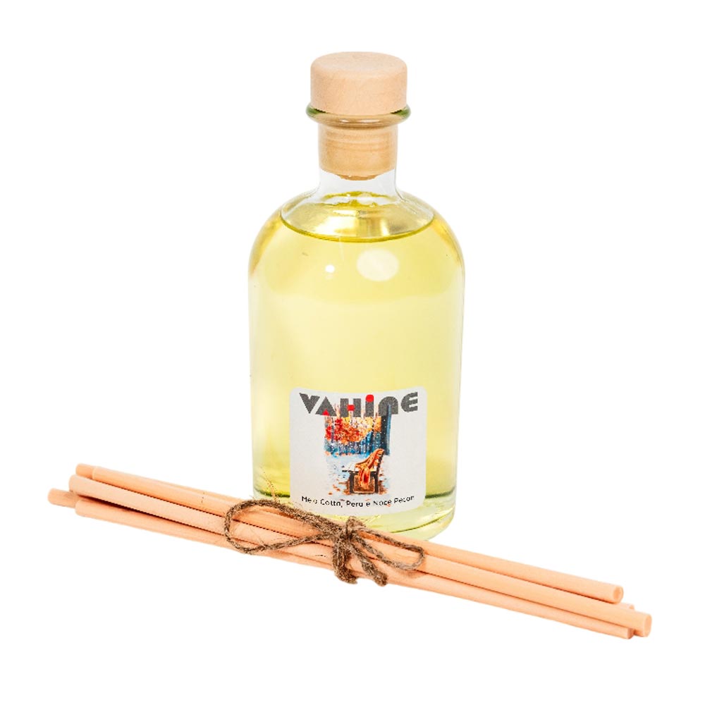 VAHINE Legni e Pomi Mela Cotta, Pera & Noce Pecan" 250ml - profumatore ambiente con bastoncini