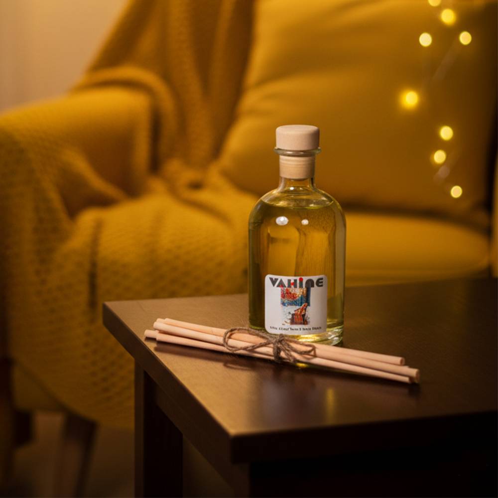 VAHINE Legni e Pomi Mela Cotta, Pera & Noce Pecan" 250ml - profumatore ambiente con bastoncini