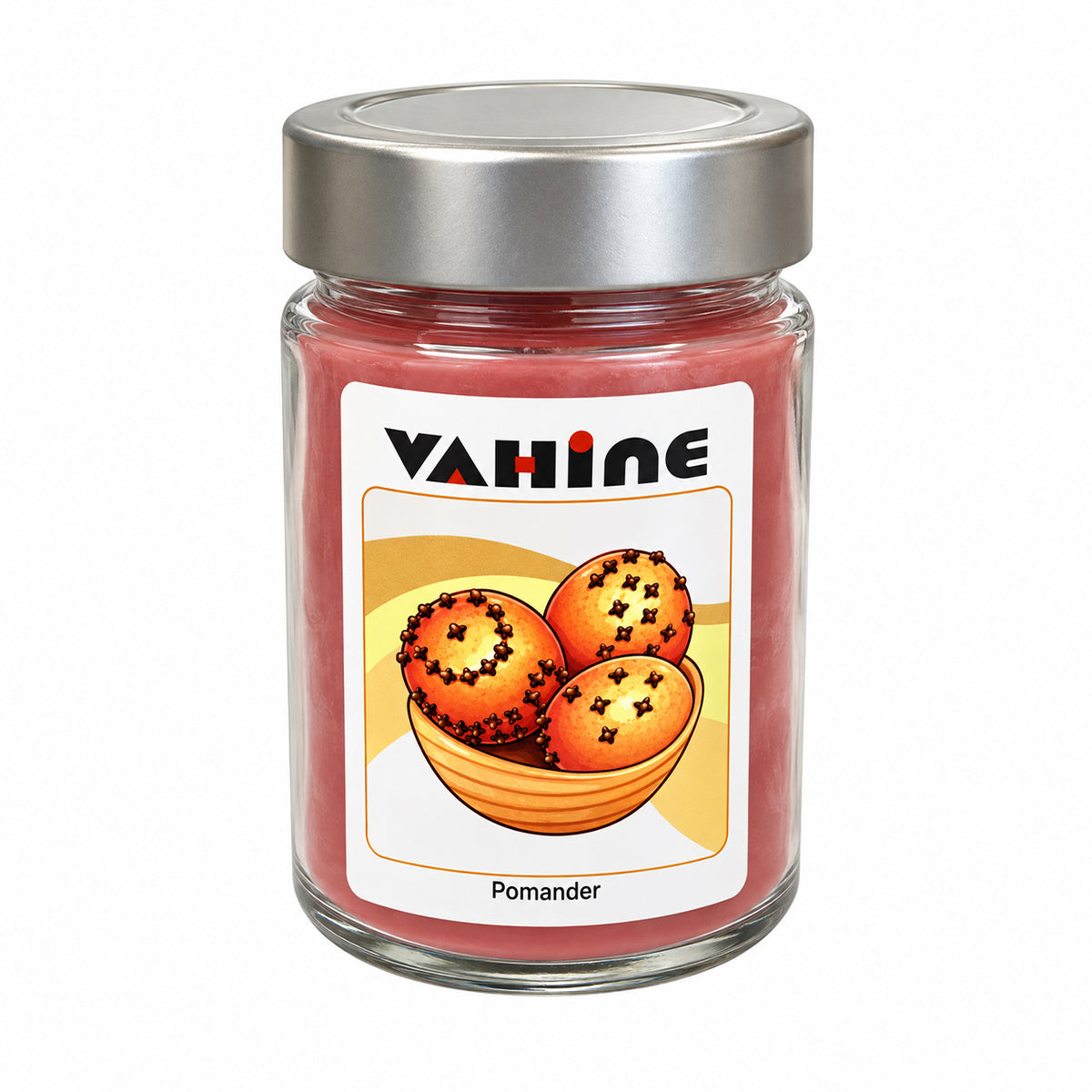 VAHINE "Pomander" 275g - candela profumata con stoppino in legno