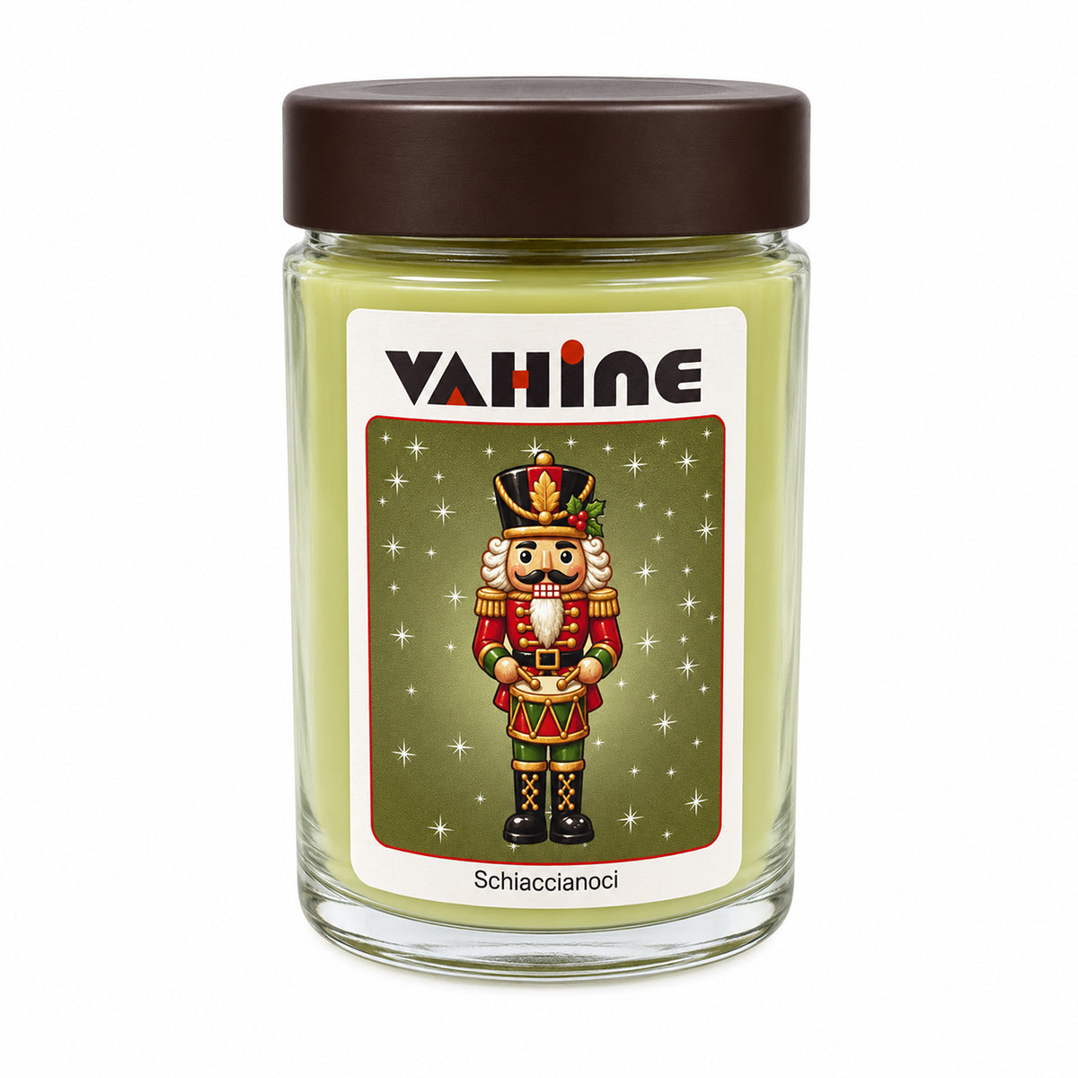 VAHINE "Schiaccianoci" 275g - candela profumata con stoppino in legno