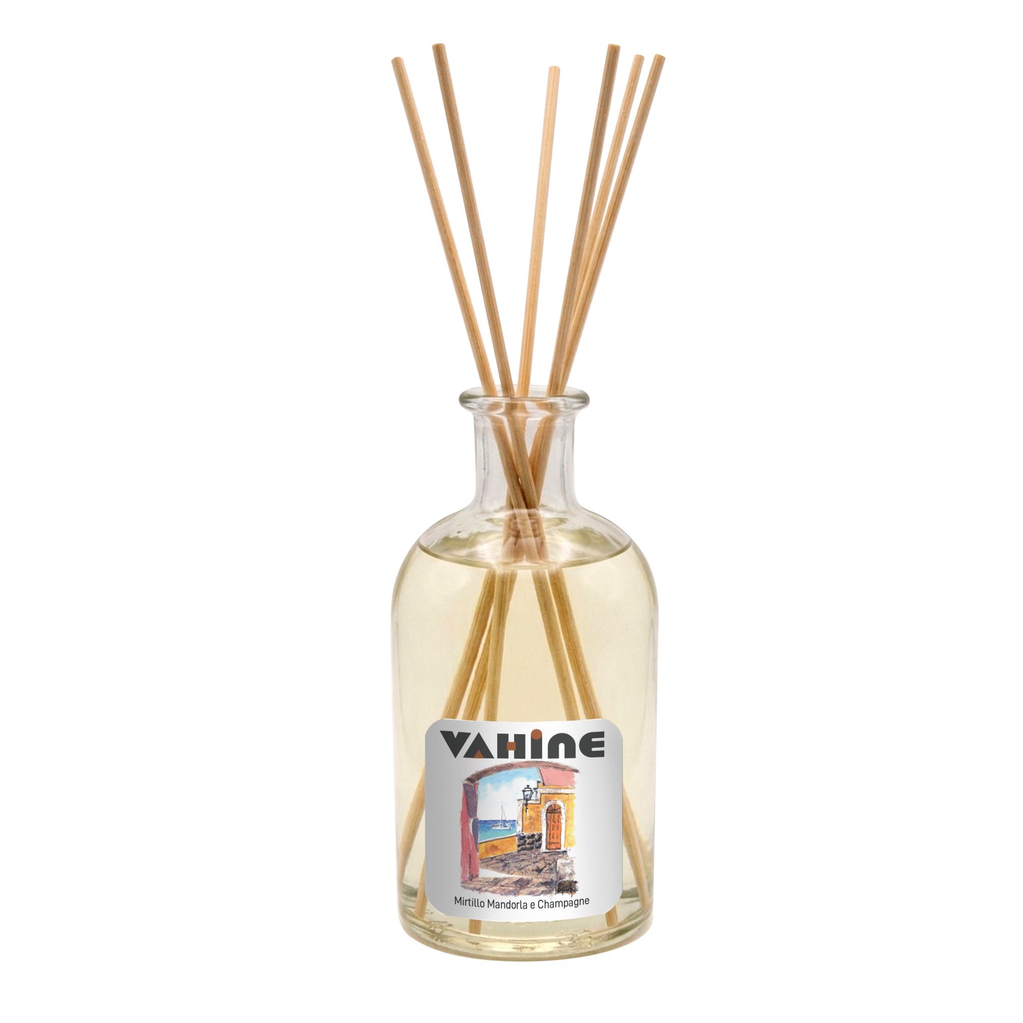VAHINE Via Piazzetta Mirtillo, Mandorla & Champagne - profumatore ambiente con bastoncini